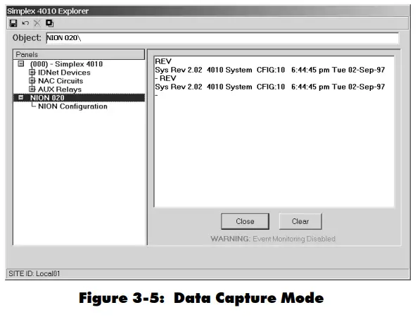 NOTIFIER UniNet 2000 Simplex 4010 NION Addressable Fire Detection and Control Basic Control Unit-Mode