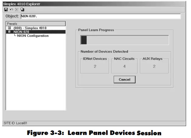 NOTIFIER UniNet 2000 Simplex 4010 NION Addressable Fire Detection and Control Basic Control Unit-Session