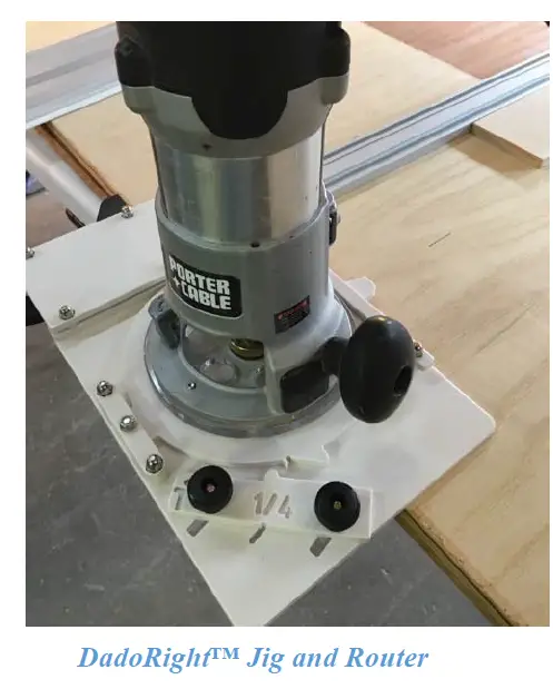 Woodline DadoRight Dado Jig for Router 1
