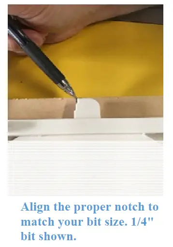 Woodline DadoRight Dado Jig for Router 10