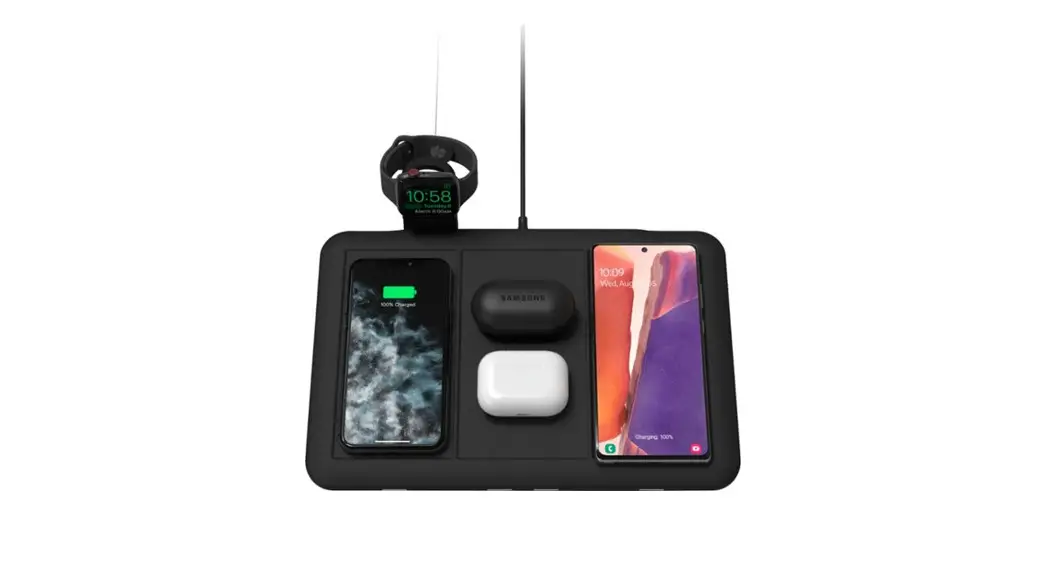 Mophie 401306598 4-in-1 Wireless Charging Mat User Manual Mophie 401306598 4-in-1 Wireless Charging Mat User Manual