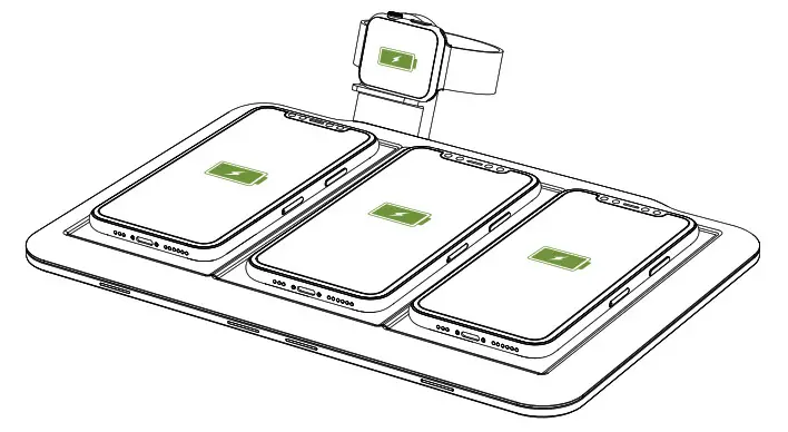 mophie 401306598 4-in-1 Wireless Charging Mat - Overview 10