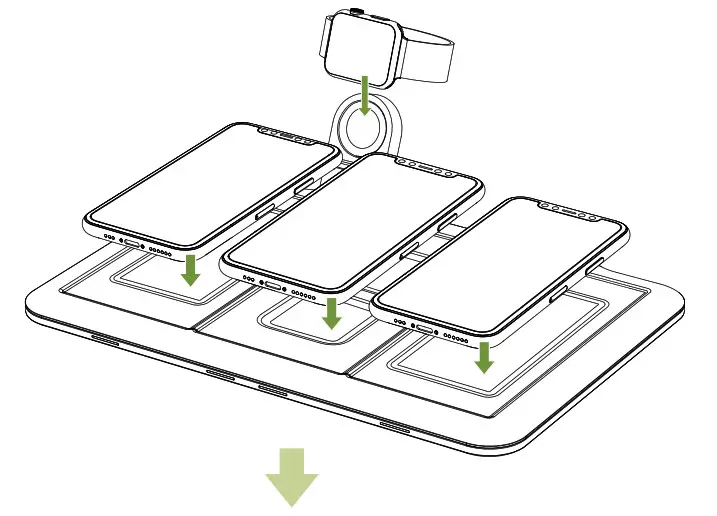 mophie 401306598 4-in-1 Wireless Charging Mat - Overview 9