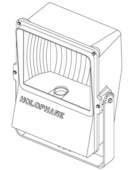 HOLOPHANE IM-60-C Predator Small Floodlight Marine.JPG