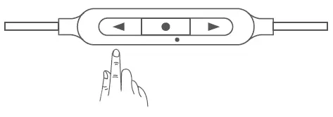 Volume + / next track