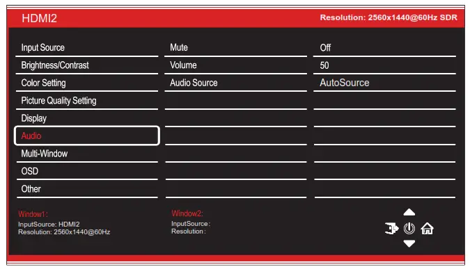 electriQ eiQ-27CVQHD165IFSGHLD 27 Inch QHD 165Hz Curved Monitor - AUDIO