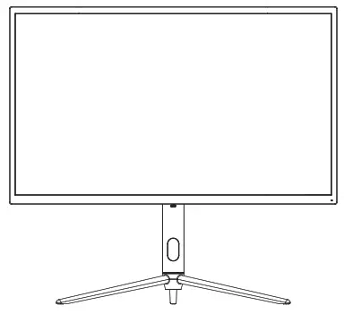 electriQ eiQ-27CVQHD165IFSGHLD 27 Inch QHD 165Hz Curved Monitor - MONITOR CONTROLS