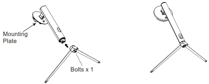 electriQ eiQ-27CVQHD165IFSGHLD 27 Inch QHD 165Hz Curved Monitor - STAND INSTALLATION