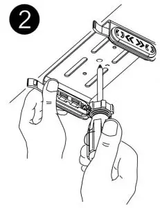 FIG 3 Installing the Mounting Bracket