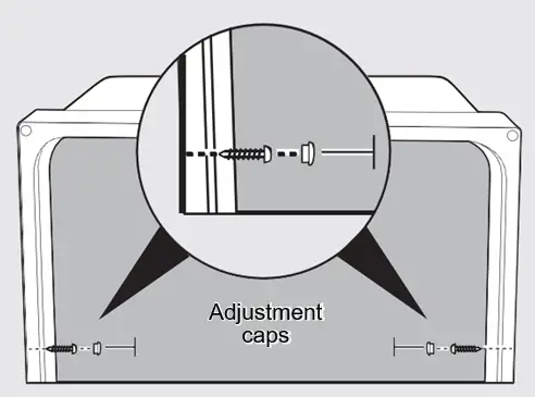 Adjustment caps