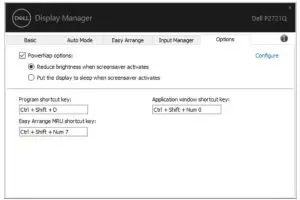 Dell P2721Q 27 4K USB-C Monitor-shortcut key