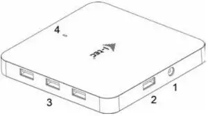 i tec U3HUBMETAL10 USB 30 Metal Charging Hub 10 Port - power adaptor