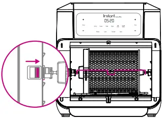 Instant Pot VORTEX PLUS 10 Quart Air Fryer Oven - Removing the Accessory 2