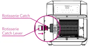 Instant Pot VORTEX PLUS 10 Quart Air Fryer Oven -Rotisserie Spit or Basket 2