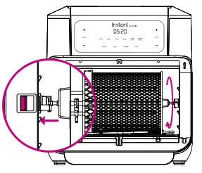 Instant Pot VORTEX PLUS 10 Quart Air Fryer Oven - Rotisserie Spit or Basket 3