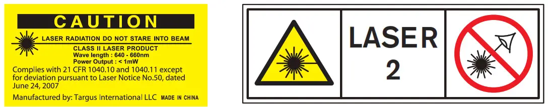 Targus AMP067 Control Plus Presenter Remote- Caution