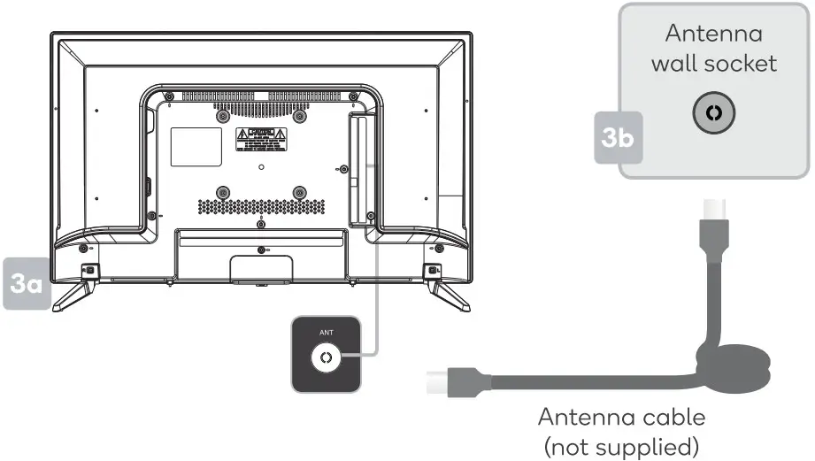 kogan EH7520 SERIES 7 24 Inch Smart LED Tv - antenna
