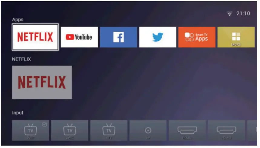 kogan EH7520 SERIES 7 24 Inch Smart LED Tv - menu