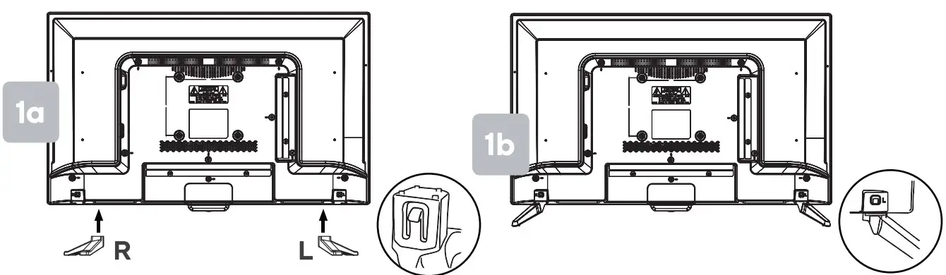 kogan EH7520 SERIES 7 24 Inch Smart LED Tv - stand