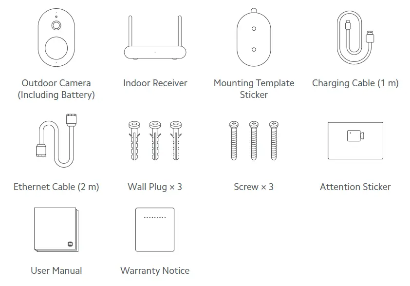 Xiaomi Wireless Outdoor Security Camera 1080p Set-1