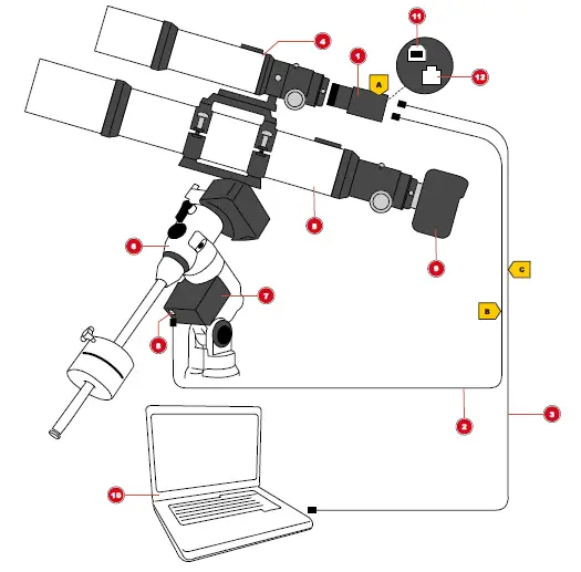 BRESSER 4959050 Full HD Deep Sky Camera and Guider FIG 2
