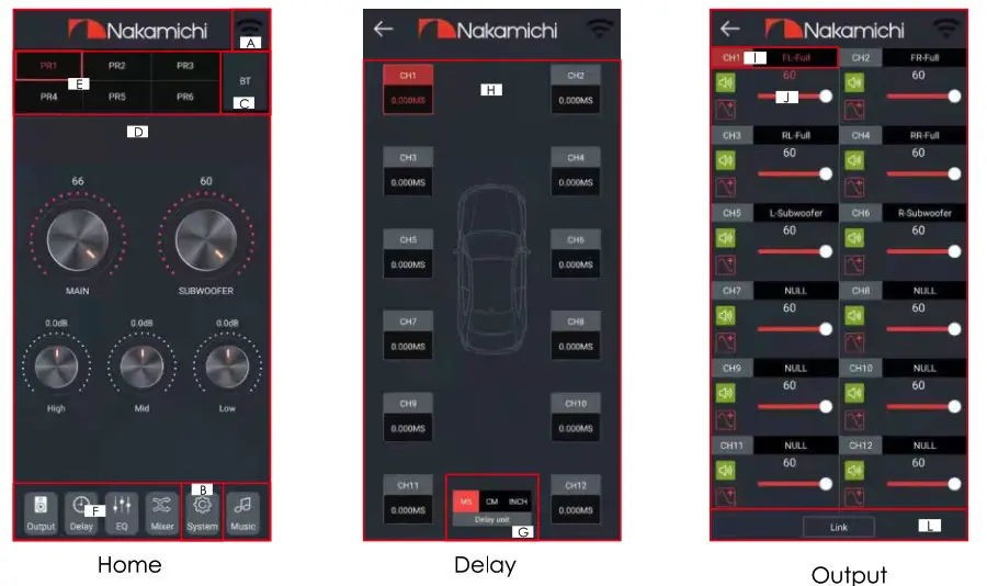 Nakamichi NDSR360A Digital Signal Processor- Phone Softwer