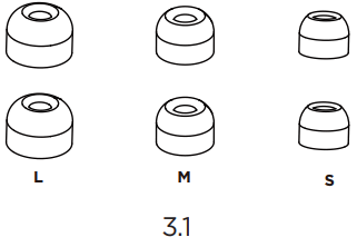 motorola MOTO BUDS 100 True Wireless Bluetooth Earbuds with Microphone - Fitting