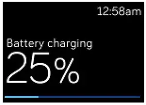 Charging fully takes up