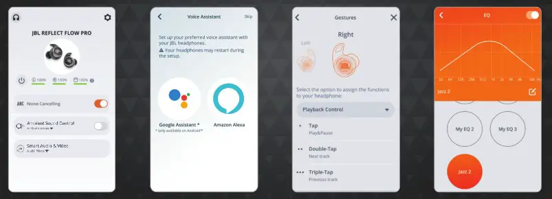 JBL IPX8 Reflect Flow Pro Plus - DO MORE WITH THE APP