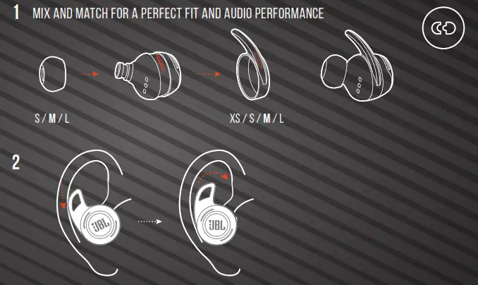 JBL IPX8 Reflect Flow Pro Plus - how to Wear