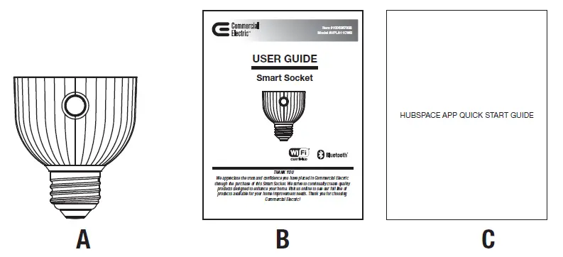 Commercial Electric HPLA11CWB fig 1