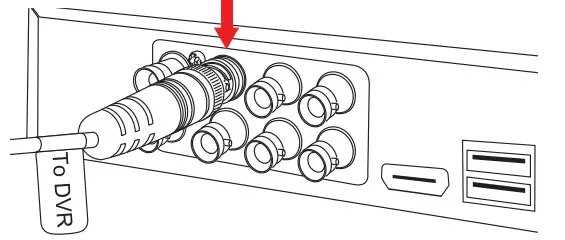 NIGHT OWL BTD8 Series BTD81LSA 88 B Digital Video Recorder - power cable2