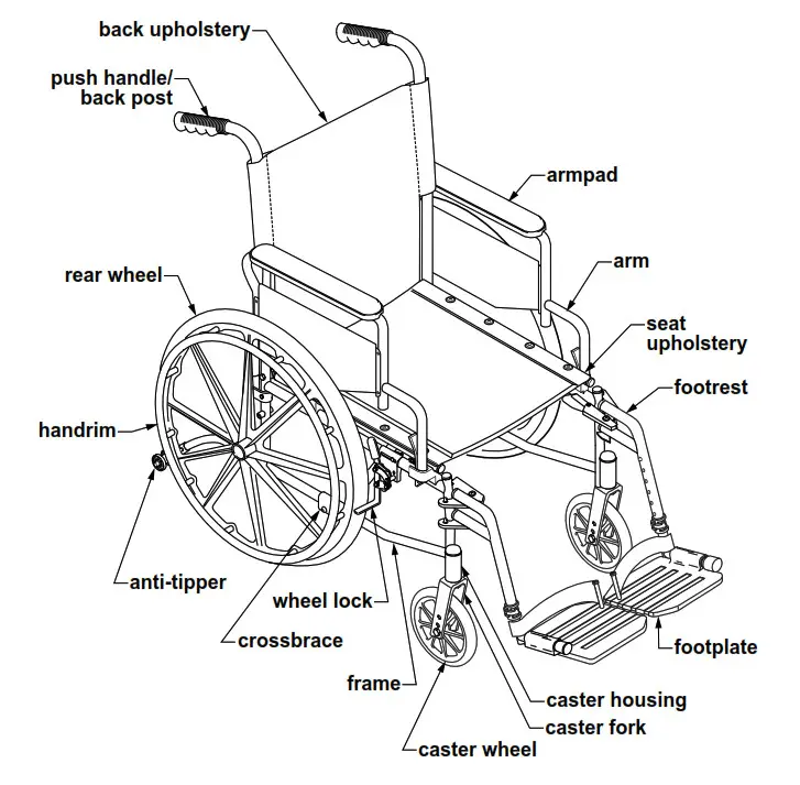 Everst Jennings Wheelchair - Overview