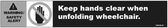 Warning -keep hands clear