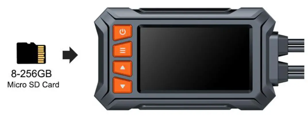 Shenzhen Zhongfeng Technology MD30 Motorcycle Dash Camera - fig