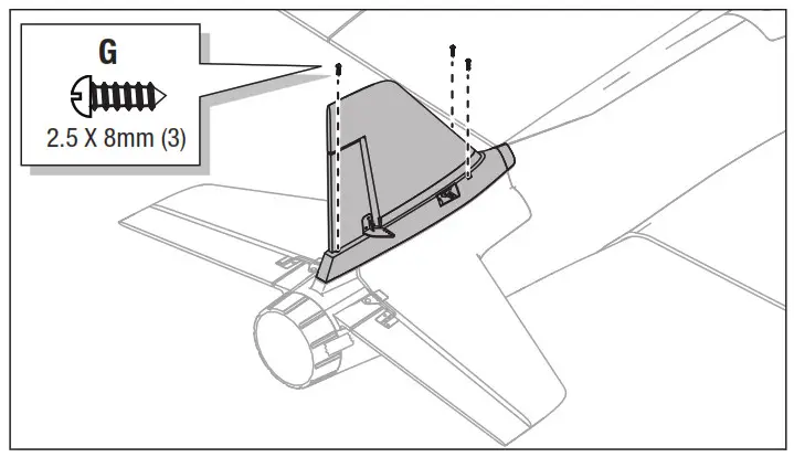 HORIZON HOBBY Habu Sts - Tail Installation 3