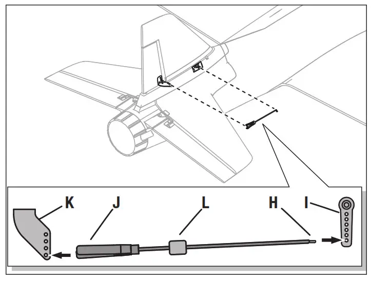 HORIZON HOBBY Habu Sts - Tail Installation 4