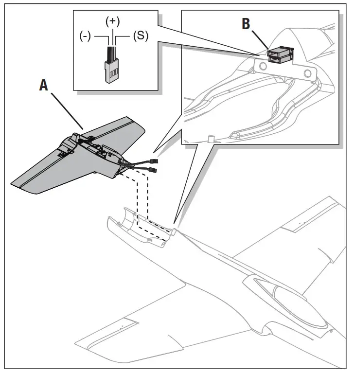 HORIZON HOBBY Habu Sts - Tail Installation