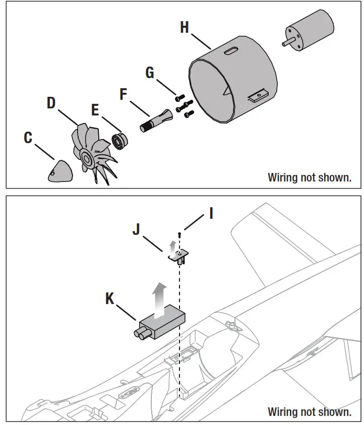 HORIZON HOBBY Habu Sts - Wiring not shown 2