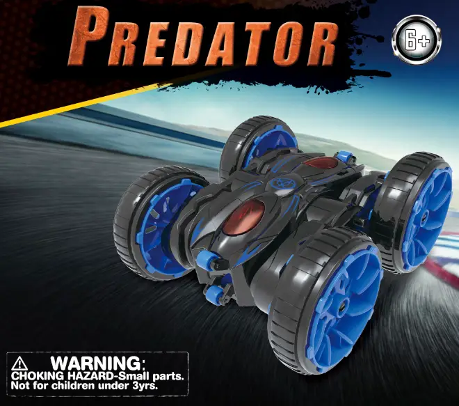 Rodeo Drive Toys RD19H008 Predator Blue Red Stunt RC Toy - predator 4