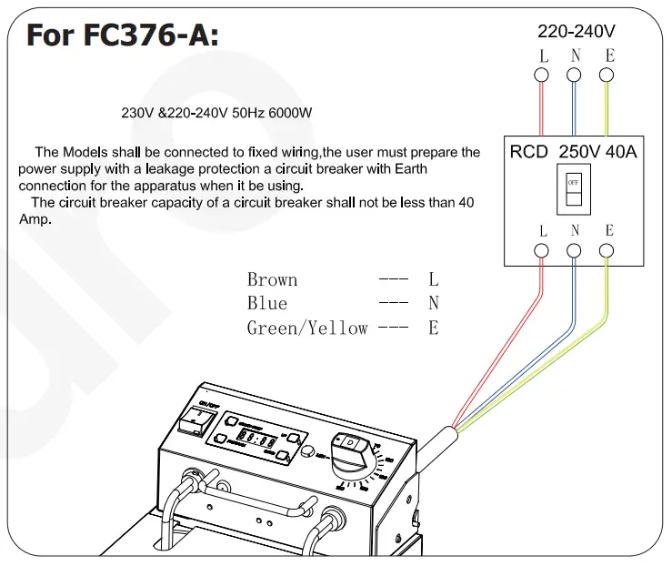 apuro FC374 A Heavy Duty Fryer - Electrical
