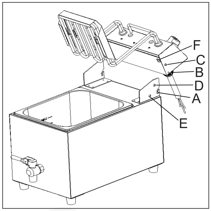 apuro FC374 A Heavy Duty Fryer - Fryer body