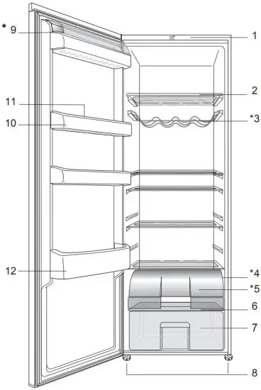 Cylinda K62752H Refrigerator for Optimal Storage - refrigerator 1