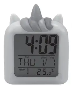 a close up of a clock