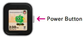 T Mobile TMO-SKW 01 SyncUP Kids Watch - Power Button
