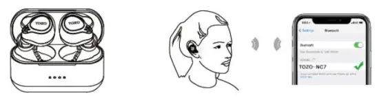 TOZO NC7 Hybrid Ative Noise Cancelling Wireless Earbuds Teardown - fig3