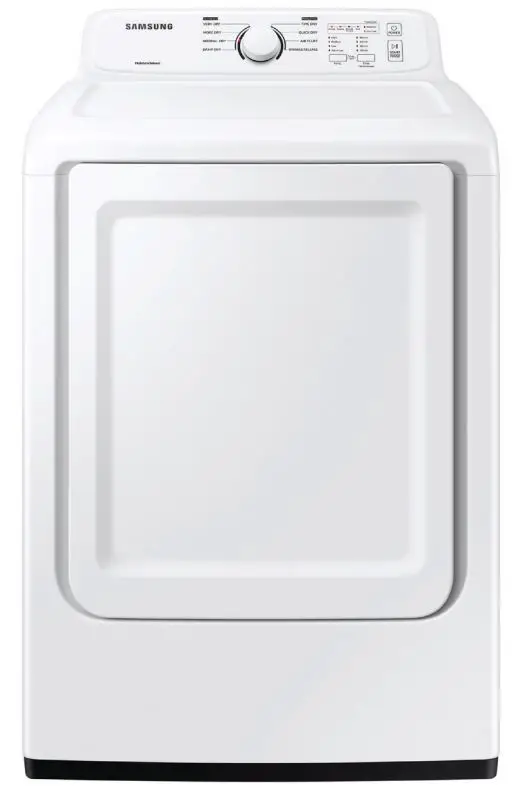 SAMSUNG 7.2 cu. ft. Electric Dryer Sensor Dry 8 Drying Cycles User Guide - Product