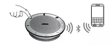 Jabra PHS002W Speak 510 Mid-Range Portable USB and Bluetooth Speakerphone - Connect to mobile device (Bluetooth)