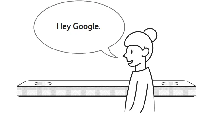 LG DSN9YG WiFi Sound Bar - Say “Hey Google