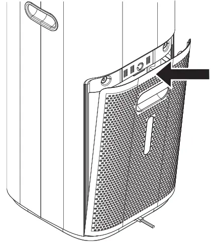 INSIGNIA Air Purifier Large Room - purifier housing